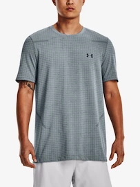 Pánske tričko Under Armour Seamless Grid SS-BLU