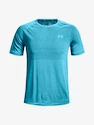 Pánske tričko Under Armour  Seamless Run SS Fresco Blue