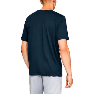Pánske tričko Under Armour  Sportstyle Left Chest SS Dark Blue XL