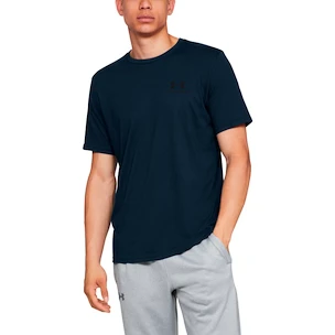 Pánske tričko Under Armour  Sportstyle Left Chest SS Dark Blue XL