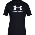 Pánske tričko Under Armour  SPORTSTYLE LOGO SS Black