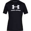 Pánske tričko Under Armour  SPORTSTYLE LOGO SS Black XL