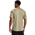 Pánske tričko Under Armour  Tech 2.0 Wordmark SS Khaki Gray