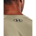 Pánske tričko Under Armour  Tech 2.0 Wordmark SS Khaki Gray
