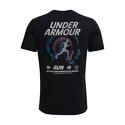 Pánske tričko Under Armour  UA Run Anywhere SS-BLK