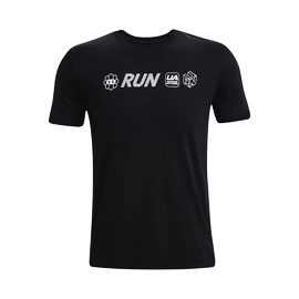 Pánske tričko Under Armour UA Run Anywhere SS-BLK