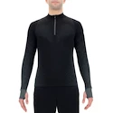 Pánske tričko UYN  Running Exceleration Shirt LS Zip Up Black XL