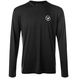 Pánske tričko Virtus Joker Melange LS Tee Black