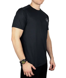 Pánske tričko Virtus  Opal Melange SS Logo Tee Black S
