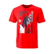 Pánske tričko Wilson Geo Play Tech Tee Red