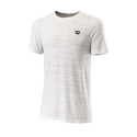 Pánske tričko Wilson  Kaos Rapide Seamless Crew II China White