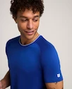 Pánske tričko Wilson  M Team Seamless Crew Royal Blue