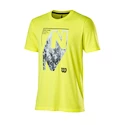 Pánske tričko Wilson  NYC Aerial Tech Tee Yellow