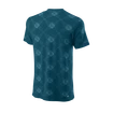 Pánske tričko Wilson  Power Seamless Henley III Blue Coral