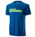 Pánske tričko Wilson Script Cotton Blue/Green
