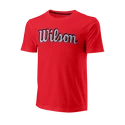 Pánske tričko Wilson  Script Eco Cotton Tee-Slimfit Red