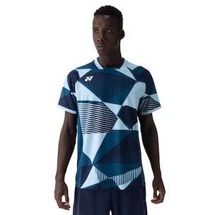 Pánske tričko Yonex  Men's Crew Neck Shirt 10635 Ink Blue M