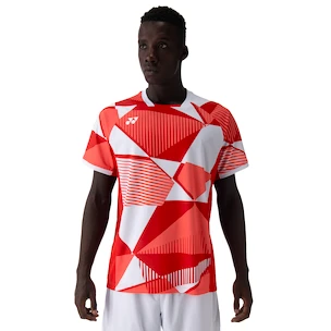 Pánske tričko Yonex  Men's Crew Neck Shirt 10635 Tango Red