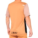 Pánsky cyklistický dres 100% Airmatic Jersey Caramel/Black