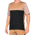 Pánsky cyklistický dres 100% Airmatic Jersey Caramel/Black