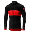 Pánsky cyklistický dres Castelli  Prologo VI Long Sleeve Black/Red/Black