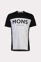 Pánsky cyklistický dres Mons Royale  Redwood Enduro VT Black/Grey Marl