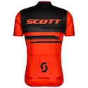 Pánsky cyklistický dres Scott  RC Team 20 S/Sl Fiery Red/Dark Grey