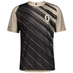 Pánsky cyklistický dres Scott  Trail Vertic S/Sl Dark Grey/Dust Beige