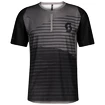 Pánsky cyklistický dres Scott  Trail Vertic Zip S/Sl Black/Slate Grey
