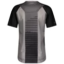 Pánsky cyklistický dres Scott  Trail Vertic Zip S/Sl Black/Slate Grey