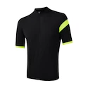 Pánsky cyklistický dres Sensor  Cyklo Classic Black/Neon Yellow S