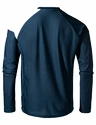 Pánsky cyklistický dres VAUDE  Moab VI Longsleeve Dark sea