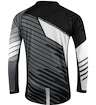 Pánsky dres s dlhým rukávom Force MTB Downhill čierno-bielo-šedý
