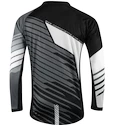 Pánsky dres s dlhým rukávom Force MTB Downhill čierno-bielo-šedý