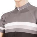 Pánsky dres Sensor  Cyklo Summer Stripe Black/Grey