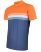 Pánsky dres Sensor  Cyklo Summer Stripe Blue/Orange
