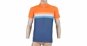 Pánsky dres Sensor  Cyklo Summer Stripe Blue/Orange