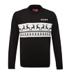 Pánsky sveter CCM  UGLY CHRISTMAS SWEATER Black