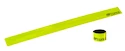 Pásik reflexný FORCE samonavíjací 38 cm, žltý