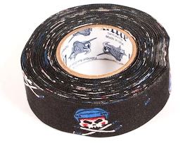 Páska na čepeľ ANDOVER PRINTED Blue Sports 24 mm x 18 m Skulls 