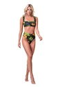Plavky Nebbia  High-waist sporty bikini - spodní díl 555 jungle green