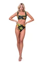 Plavky Nebbia  High-waist sporty bikini - spodní díl 555 jungle green