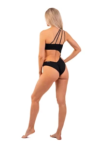 Plavky Nebbia  One Shoulder Asymmetrical Monokini 459 Black M