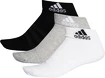 Ponožky adidas  Cush Ankle Grey/White/Black 3 Pack