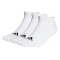 Ponožky adidas  Cushioned Low-Cut Socks 3 Pairs White  L