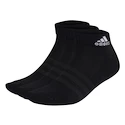 Ponožky adidas  Cushioned Sportswear Ankle Socks 3 Pairs Black  XL