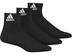 Ponožky adidas Performance Ankle T Black 3 páry