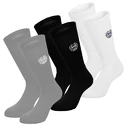 Ponožky BIDI BADU  Bold Bro II Crew Printed Move Socks 3 Pack Grey, Black, White