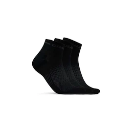 Ponožky Craft Core Dry Mid 3-Pack Black
