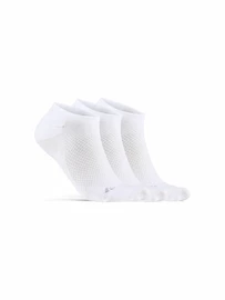 Ponožky Craft Dry Footies 3-Pack White